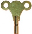 Brass Clock Key 2.25mm (No 0)  K5/225